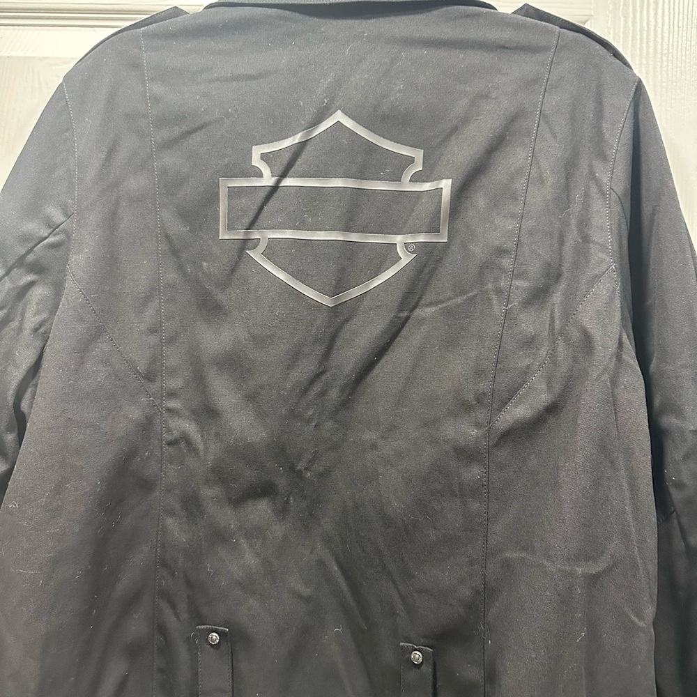 Cool All Black Harley Davidson Jacket